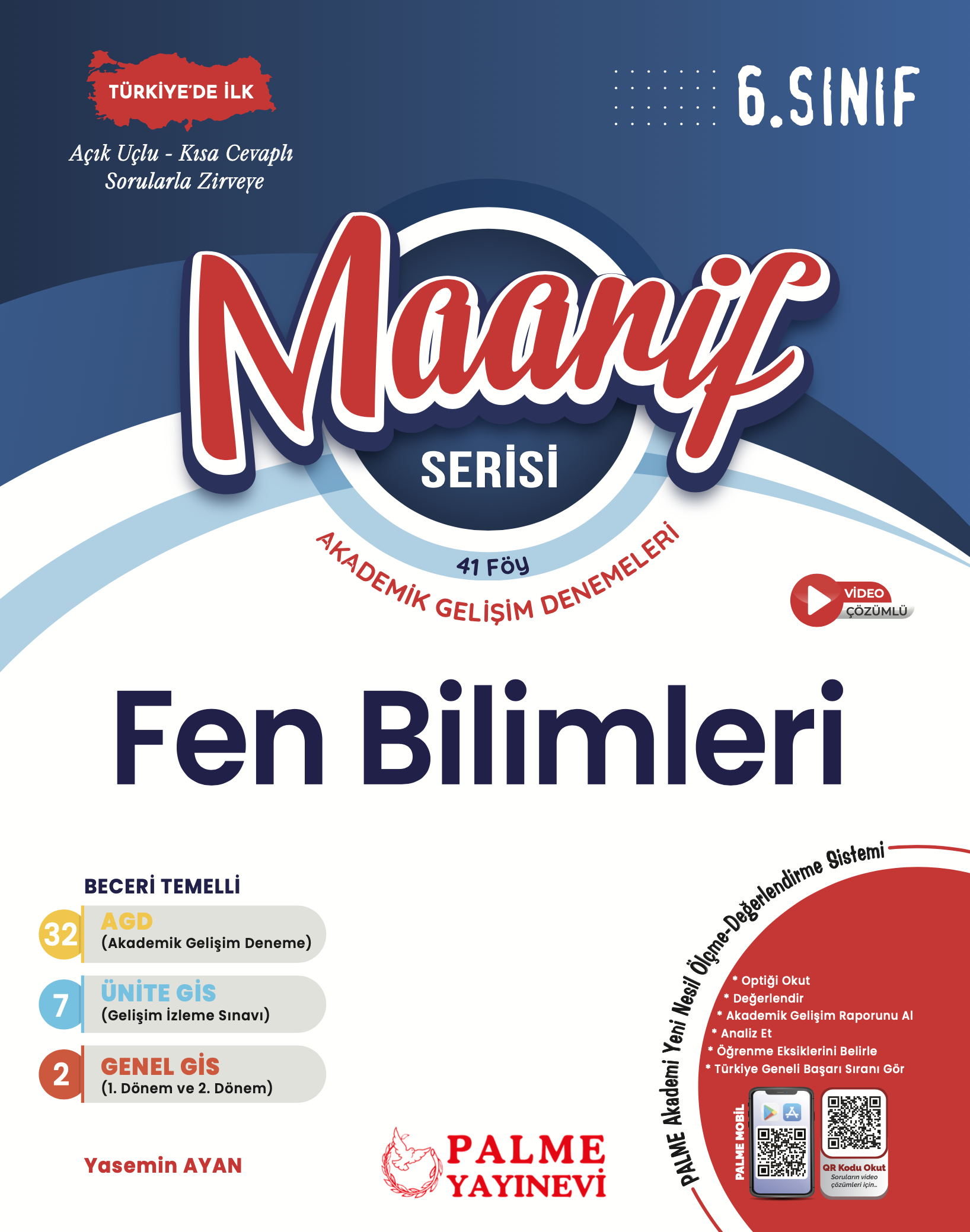 6. Sınıf Maarif Fen Bilimleri Akademik Gelişim Denemeleri kapak görseli
